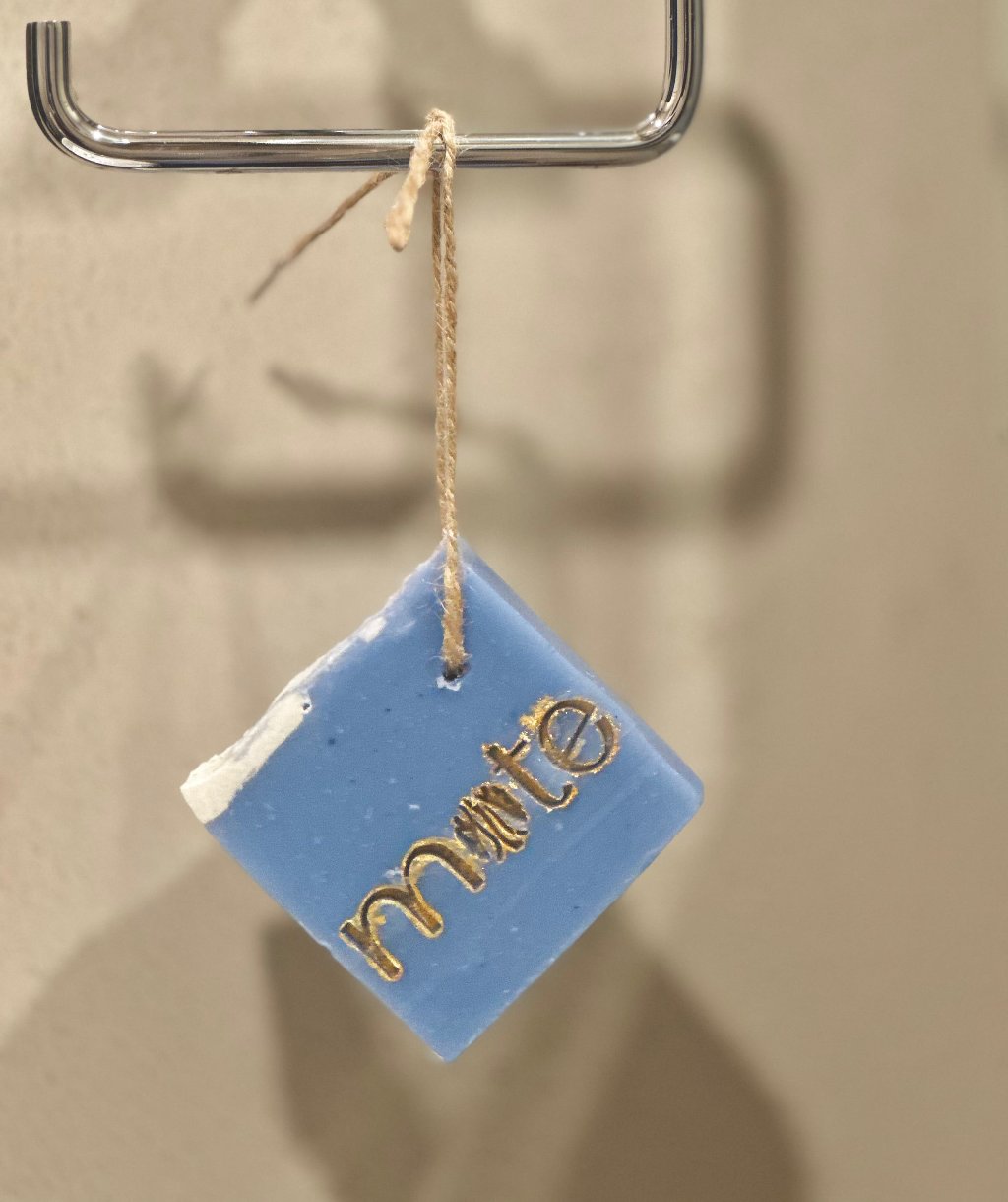 Breezy blue cold processed body soap