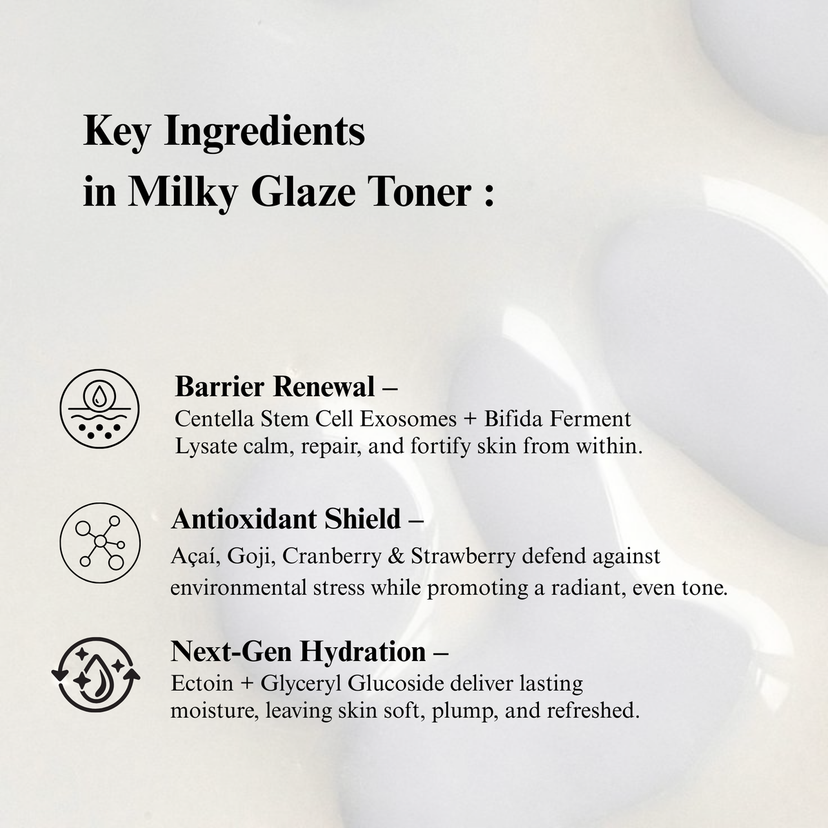 Milky Glaze Toner