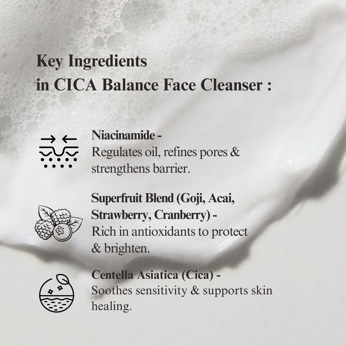 CICA Balance Creamy Face Cleanser