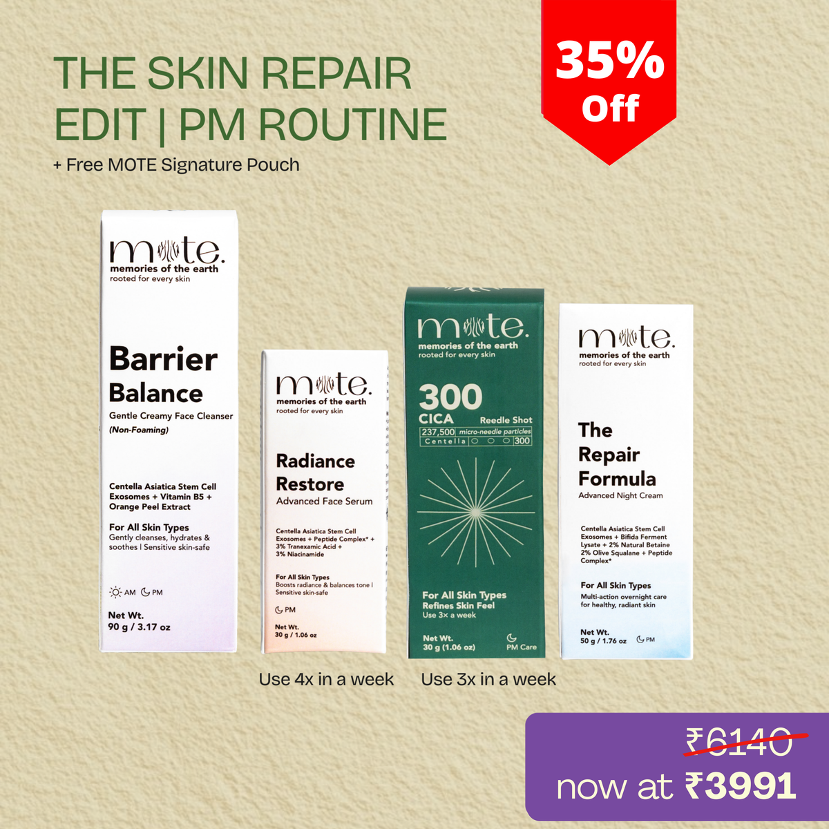 The Skin Repair Edit | PM Routine