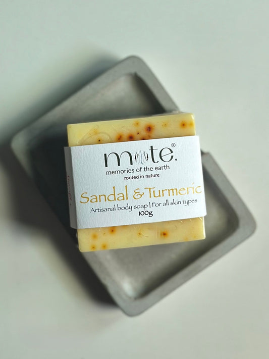 Sandal & Turmeric Artisanal Body Soap