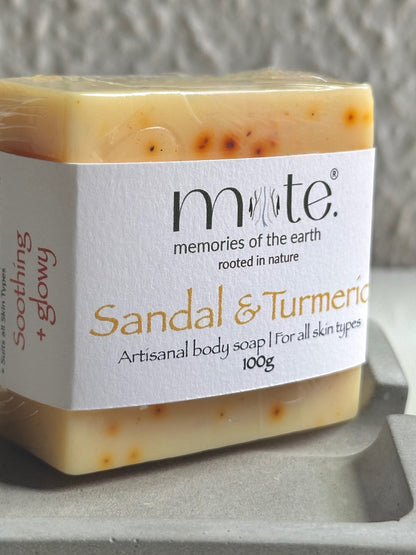 Sandal & Turmeric Artisanal Body Soap