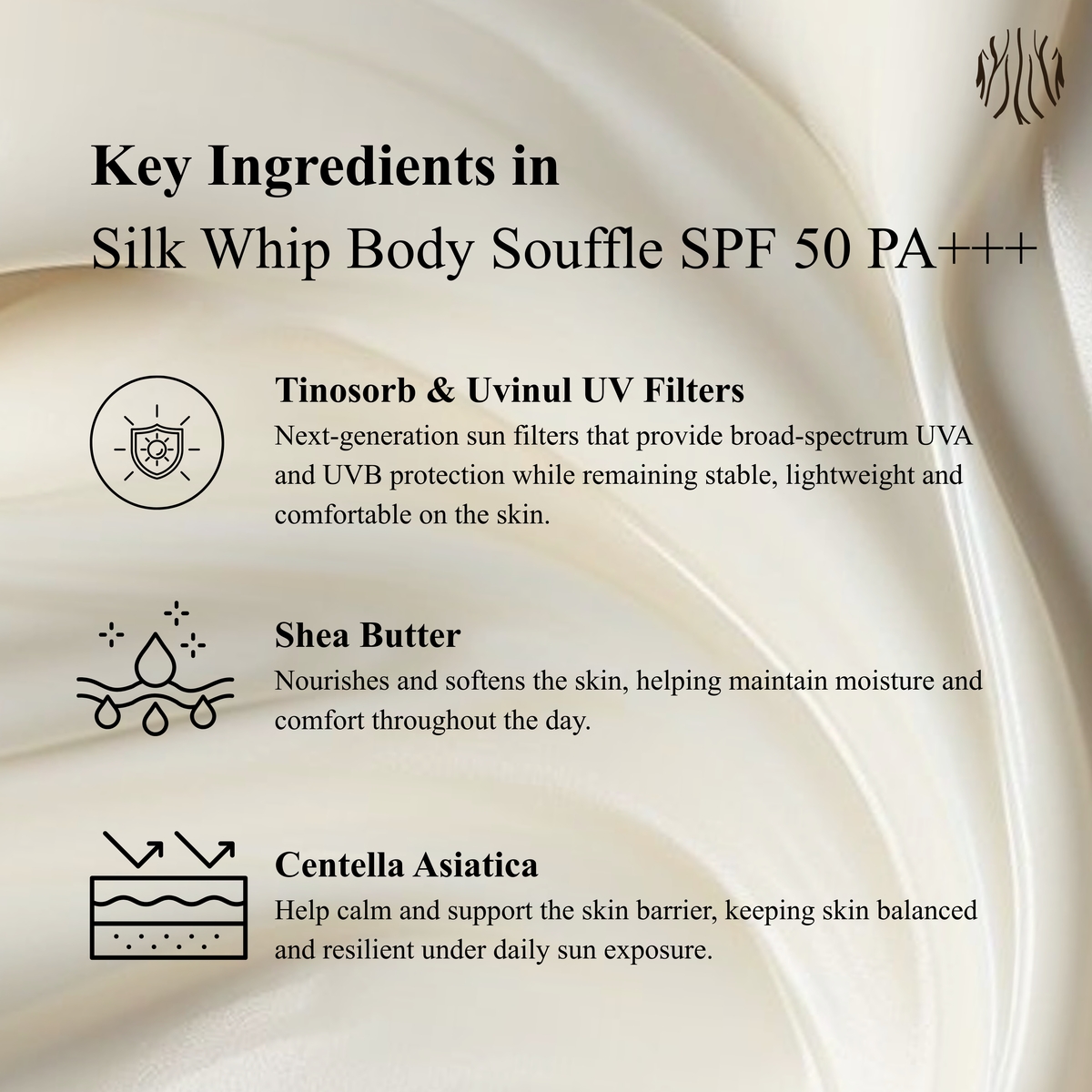Silk Whip Body Souffle | SPF 50 PA +++