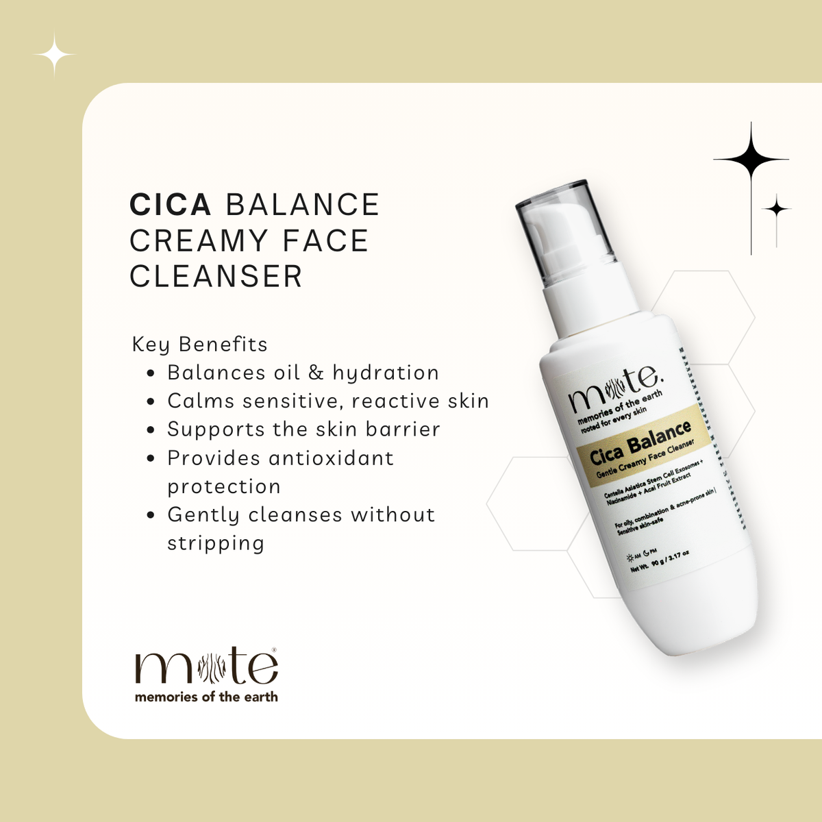 CICA Balance Creamy Face Cleanser