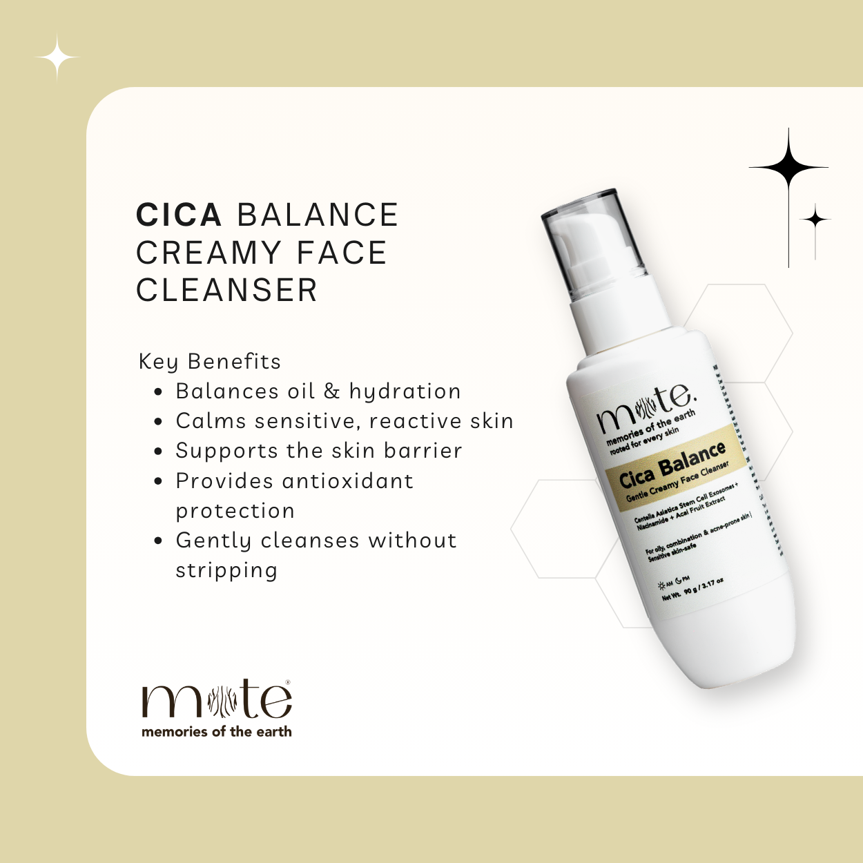 CICA Balance Creamy Face Cleanser