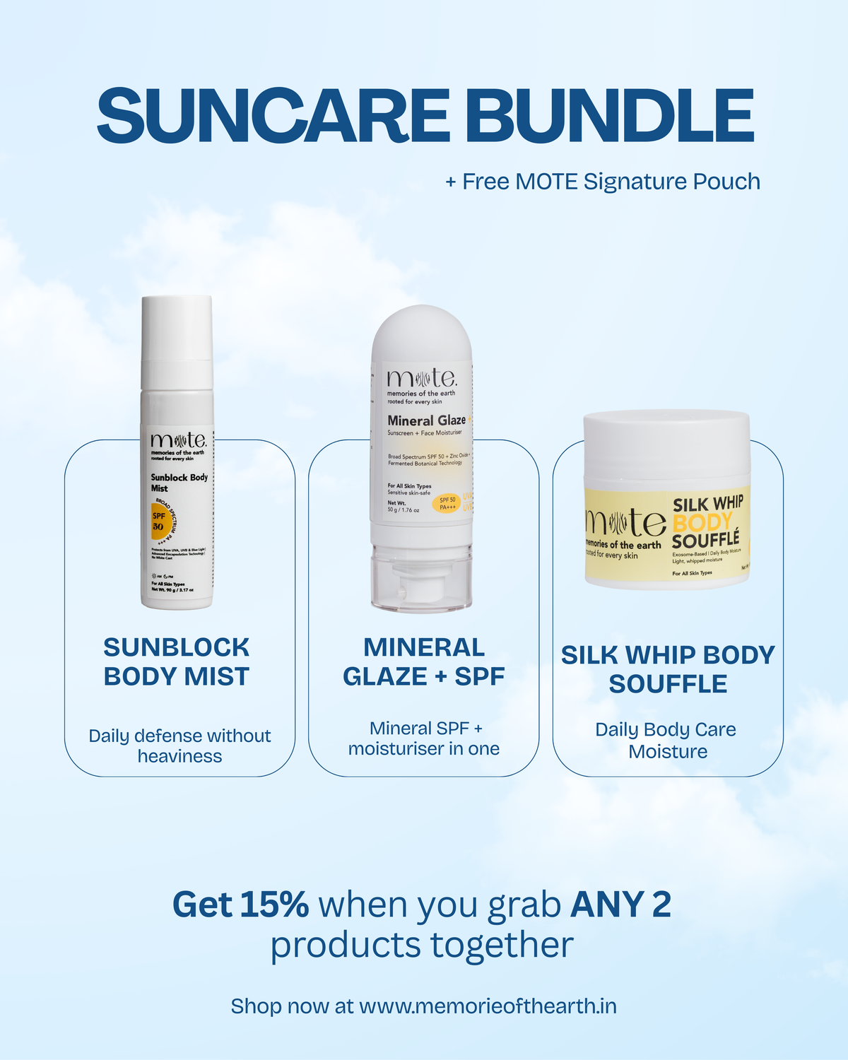 Sunscreen Bundle - Buy Any 2 & Get 15% Off