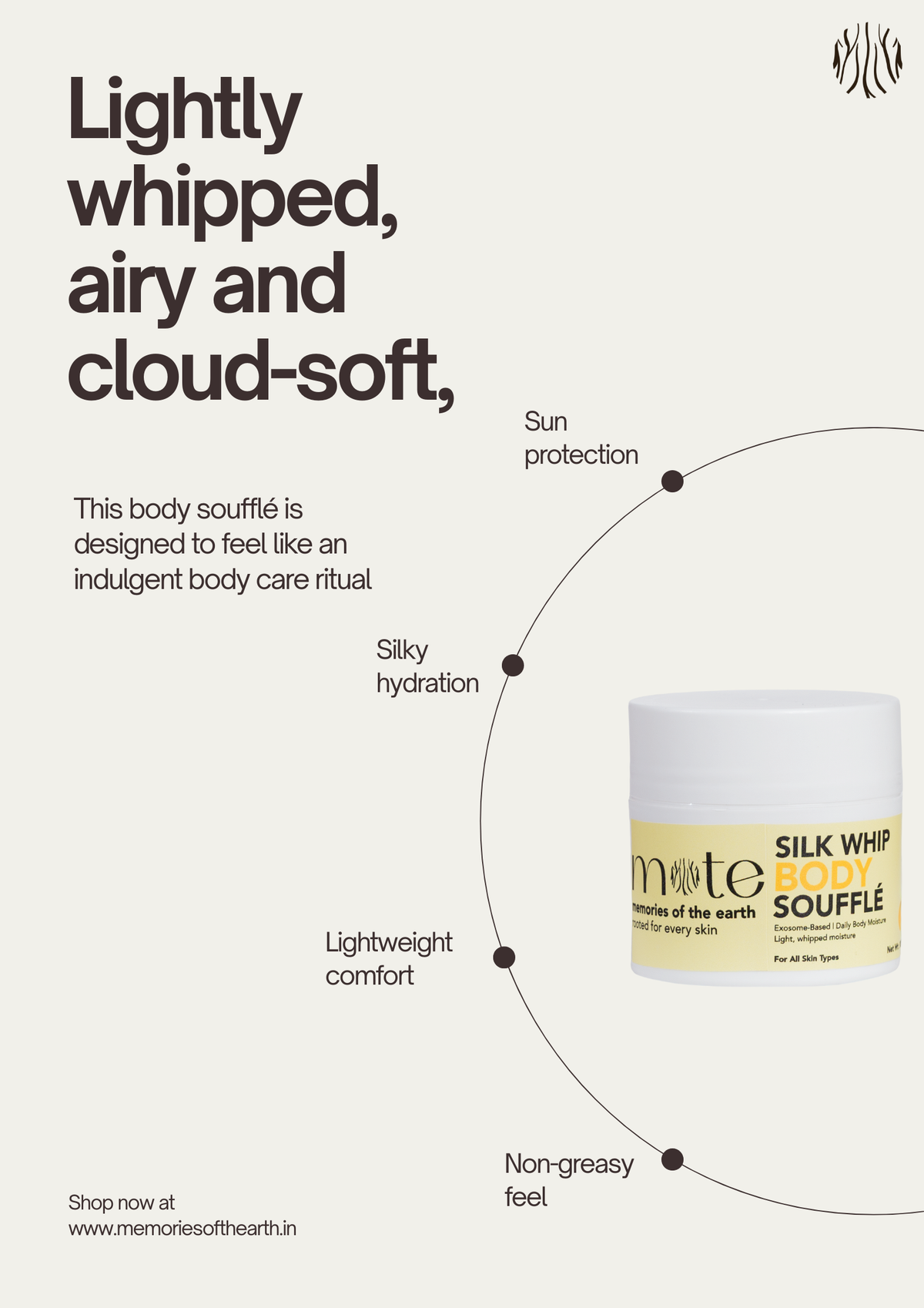 Silk Whip Body Souffle | SPF 50 PA +++