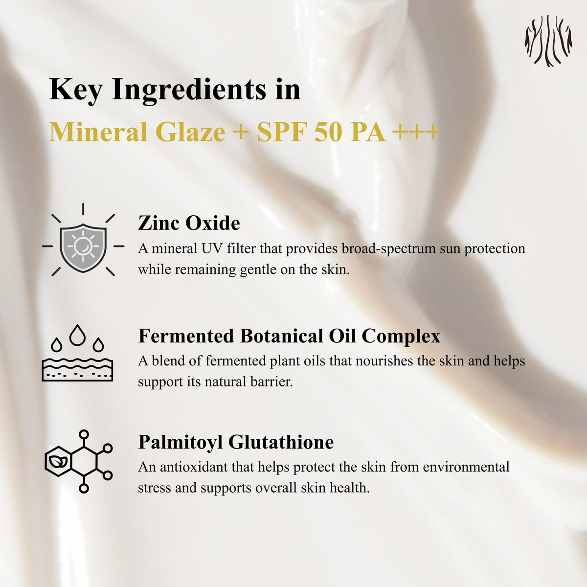 Mineral Glaze + SPF 50 PA +++